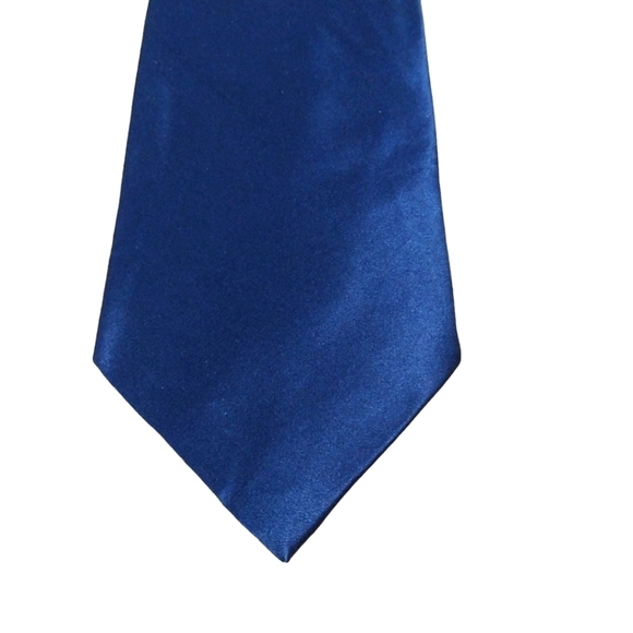 Necktie Carlo Palazzi Studio Dark Blue Silk Neck Tie - Picture 1 of 5